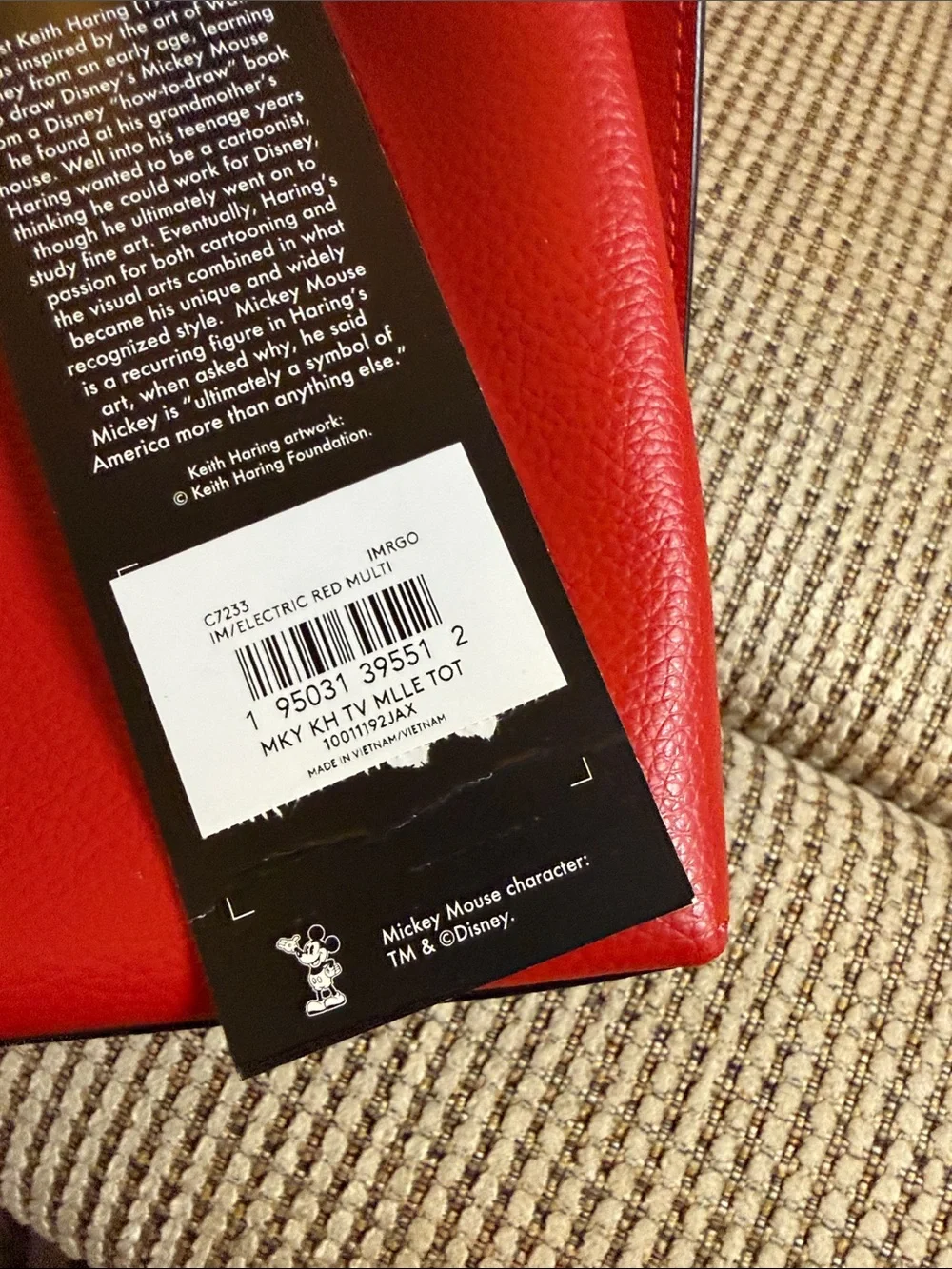 Coach leather tote